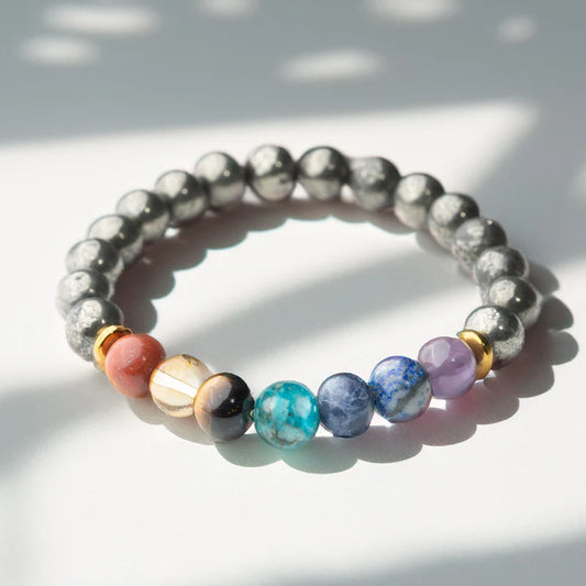 Pyrite x Seven Chakra Band